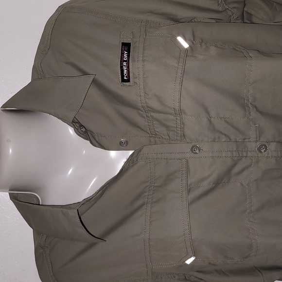 Little donkey andy button down top long sleeve power dry tech - Picture 2 of 6